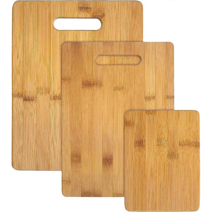Set de 3 tablas de bambú para preparar y servir — P2